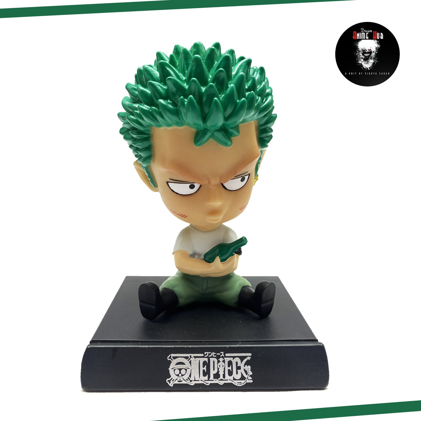 One piece ' Zoro ' Bobble Head figure with mobile stand