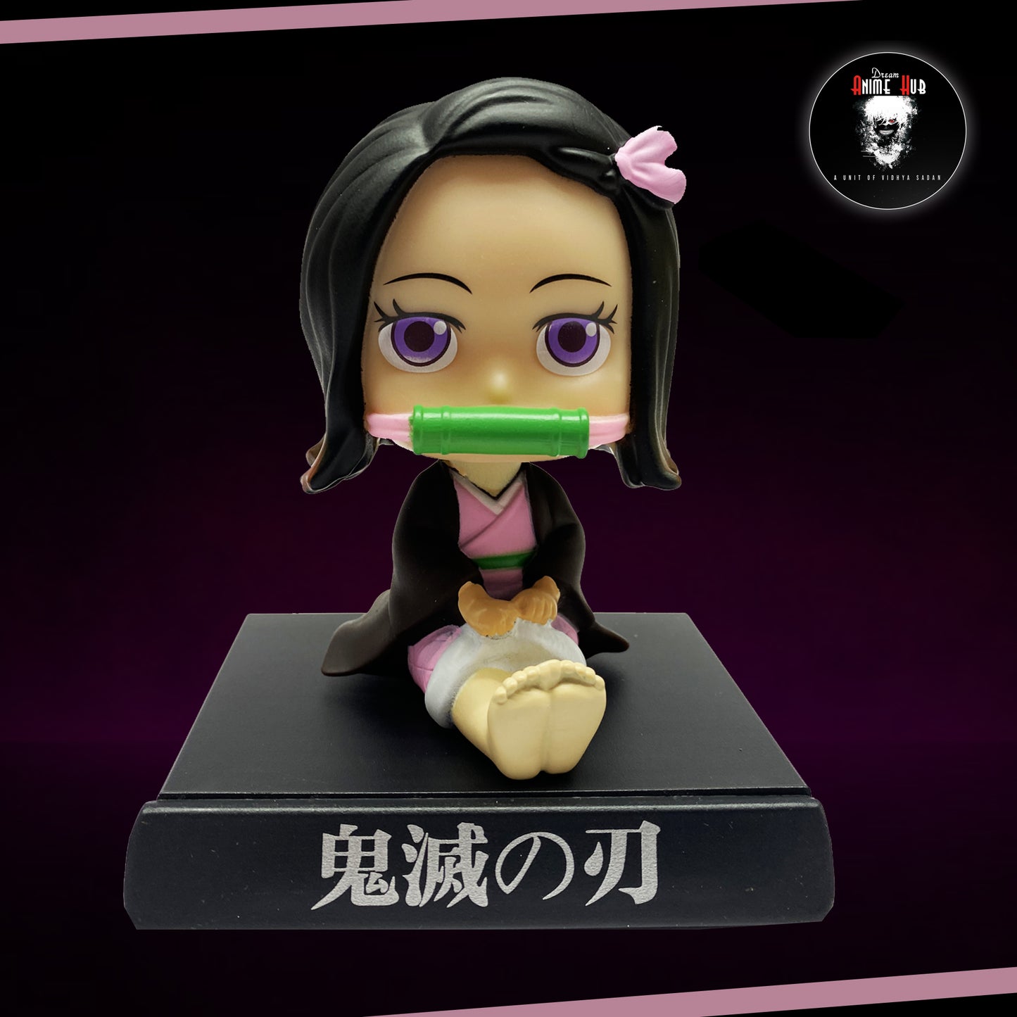 Nezuko Demon-Slayer Bobble Head figure with mobile stand