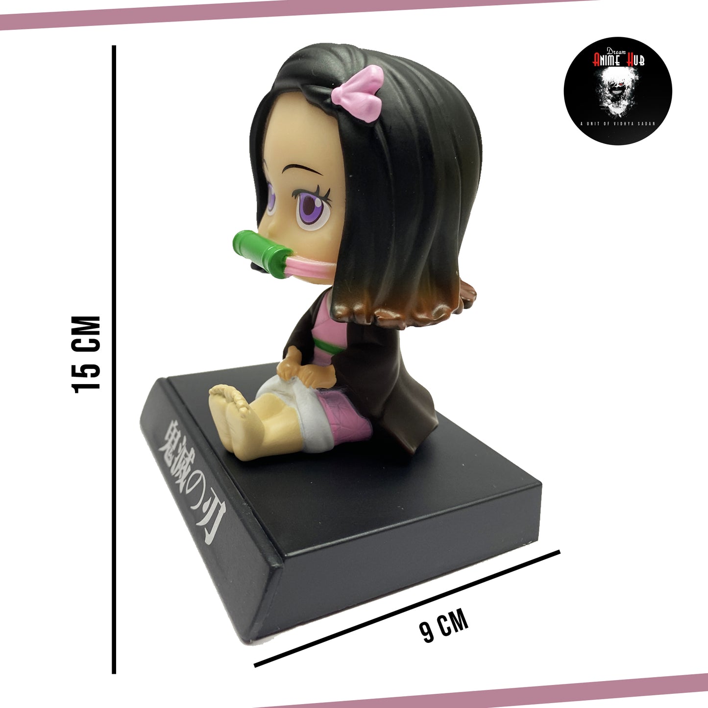 Nezuko Demon-Slayer Bobble Head figure with mobile stand