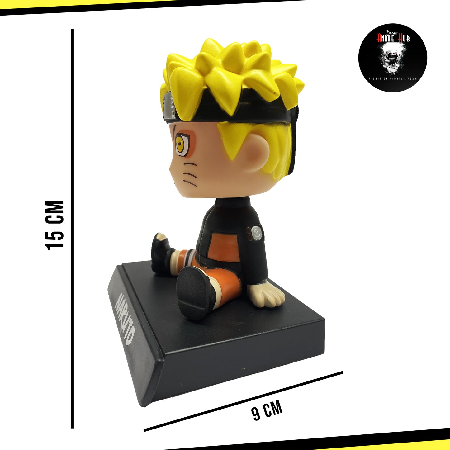 Naruto Sage Mode Bobble Head figure with mobile stand