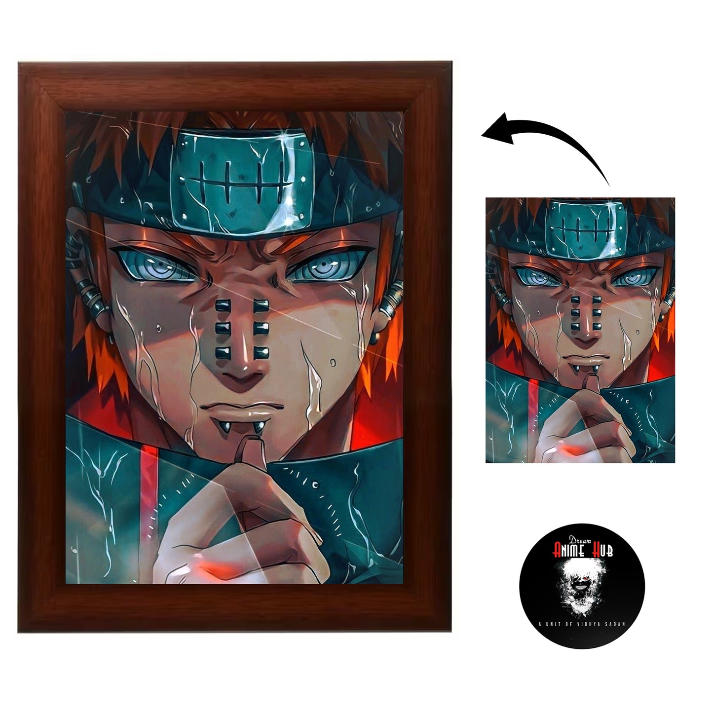 Yahiko ; Deva Path Wall Frame