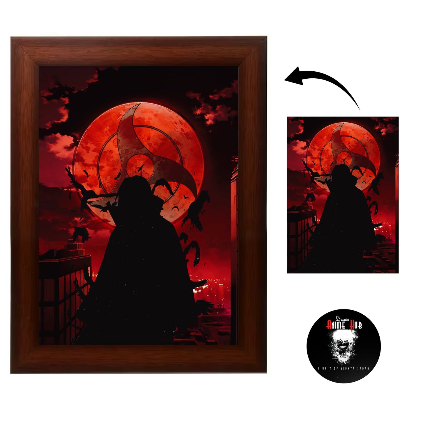 Itachi's Mangekyou sharingan Frame