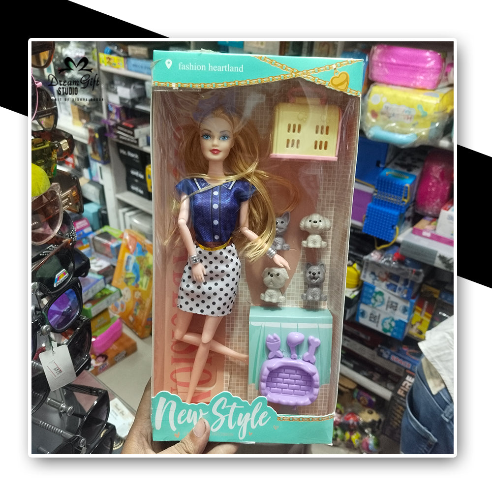 New Style Fashion Doll with Pets & Accessories
