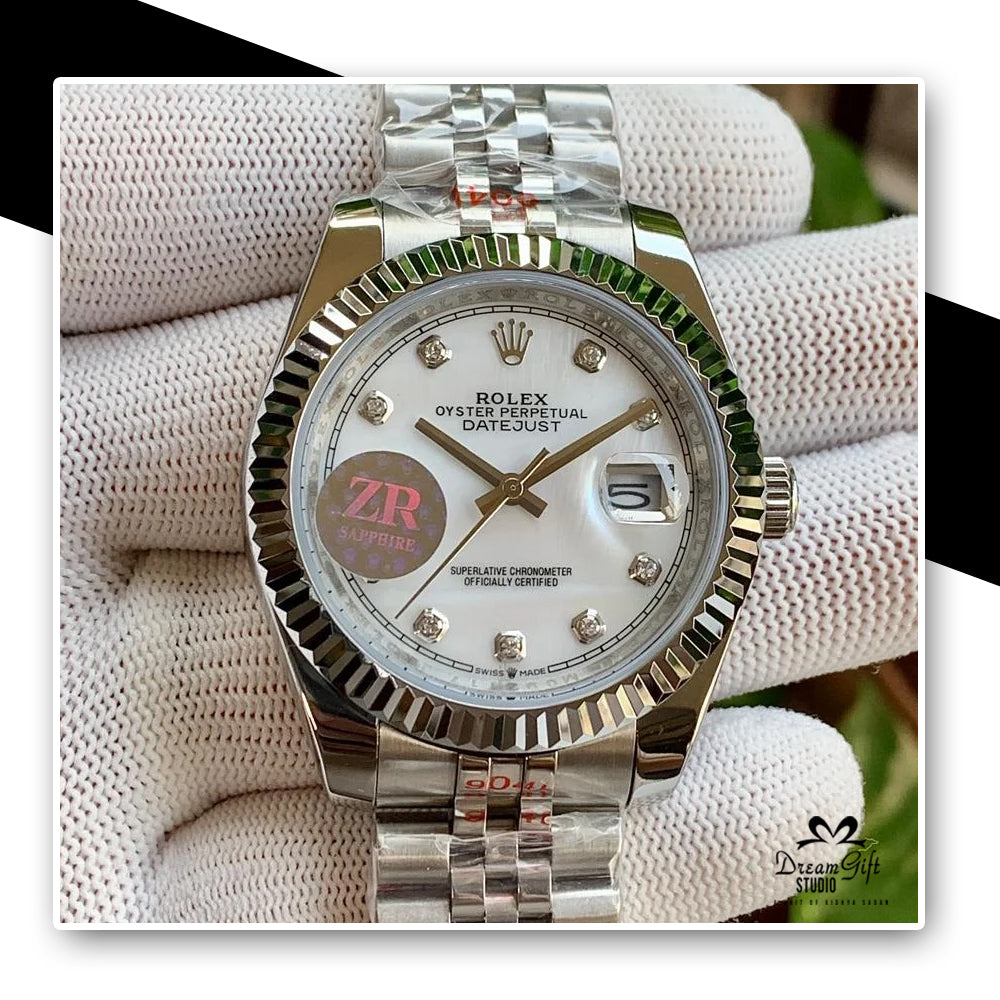 Rolex Ultra Premium First copy 7AAA Zr Sapphire Silver Watch