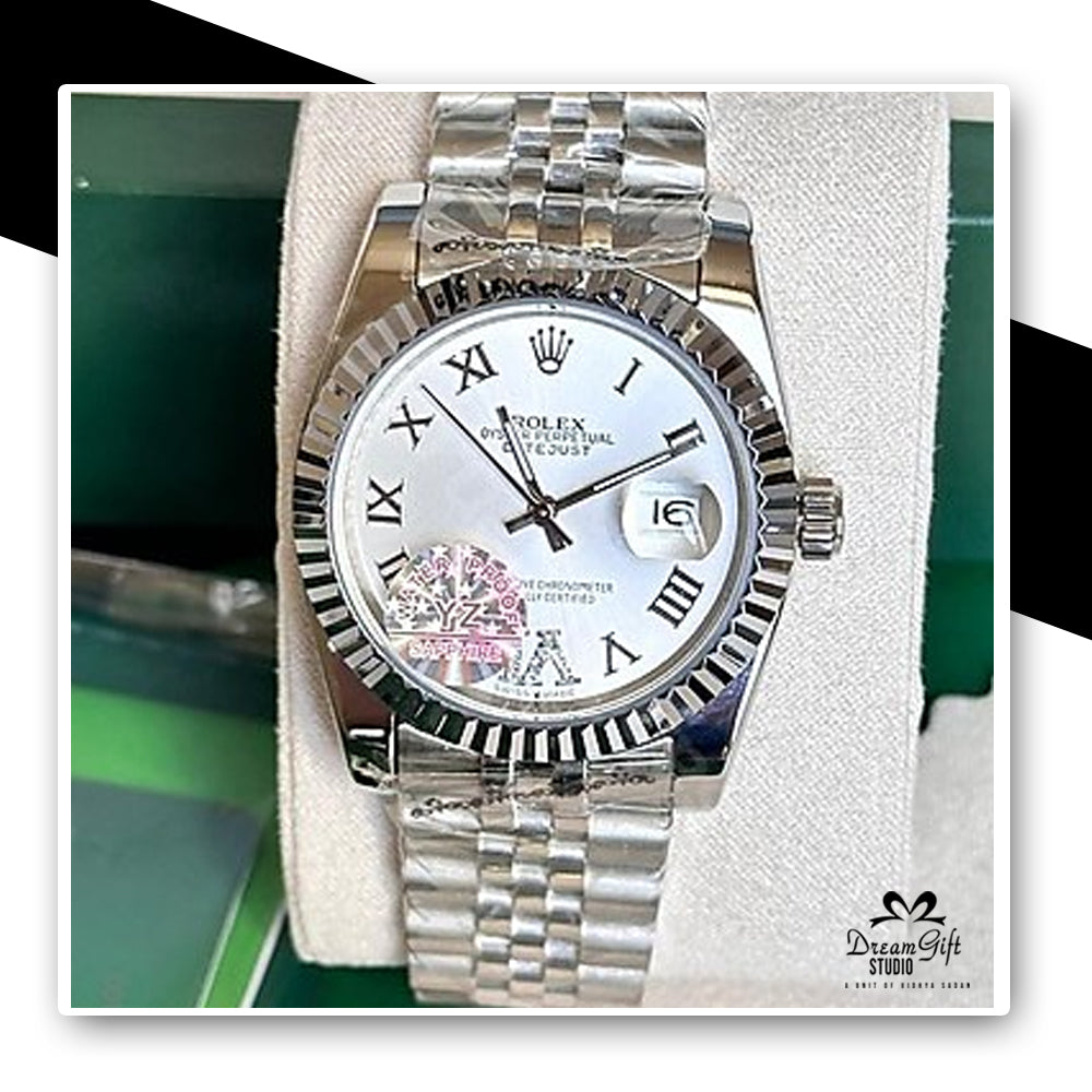 Rolex Ultra Premium First copy 7AAA Zr Sapphire Silver Watch