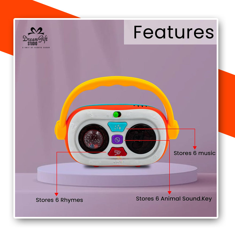 Musical Learning Boombox Toy