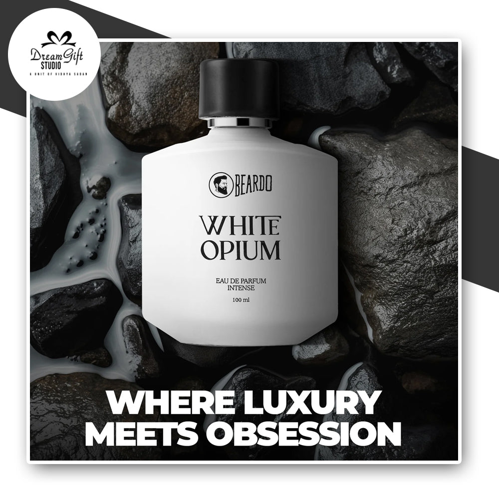 Beardo White Opium Perfume For Men | 100ml | Fresh, Zesty & Long-Lasting Eau De Parfum | Ideal for Date Nights & Daily Wear