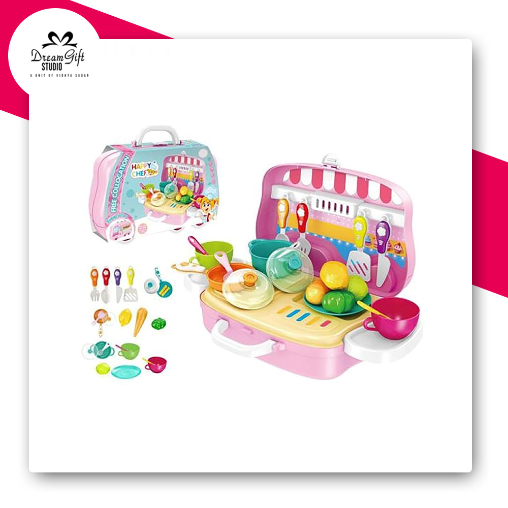 Kids Kitchen Playset in Carry Case