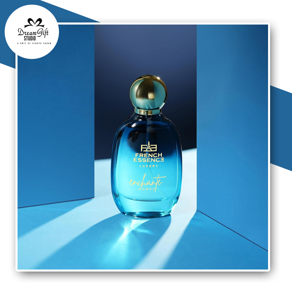 French Essence Enchante Eau de Parfum for Women – Premium Perfume with Passion Fruit & Vanilla, Long-Lasting Fresh Scent (60ml)