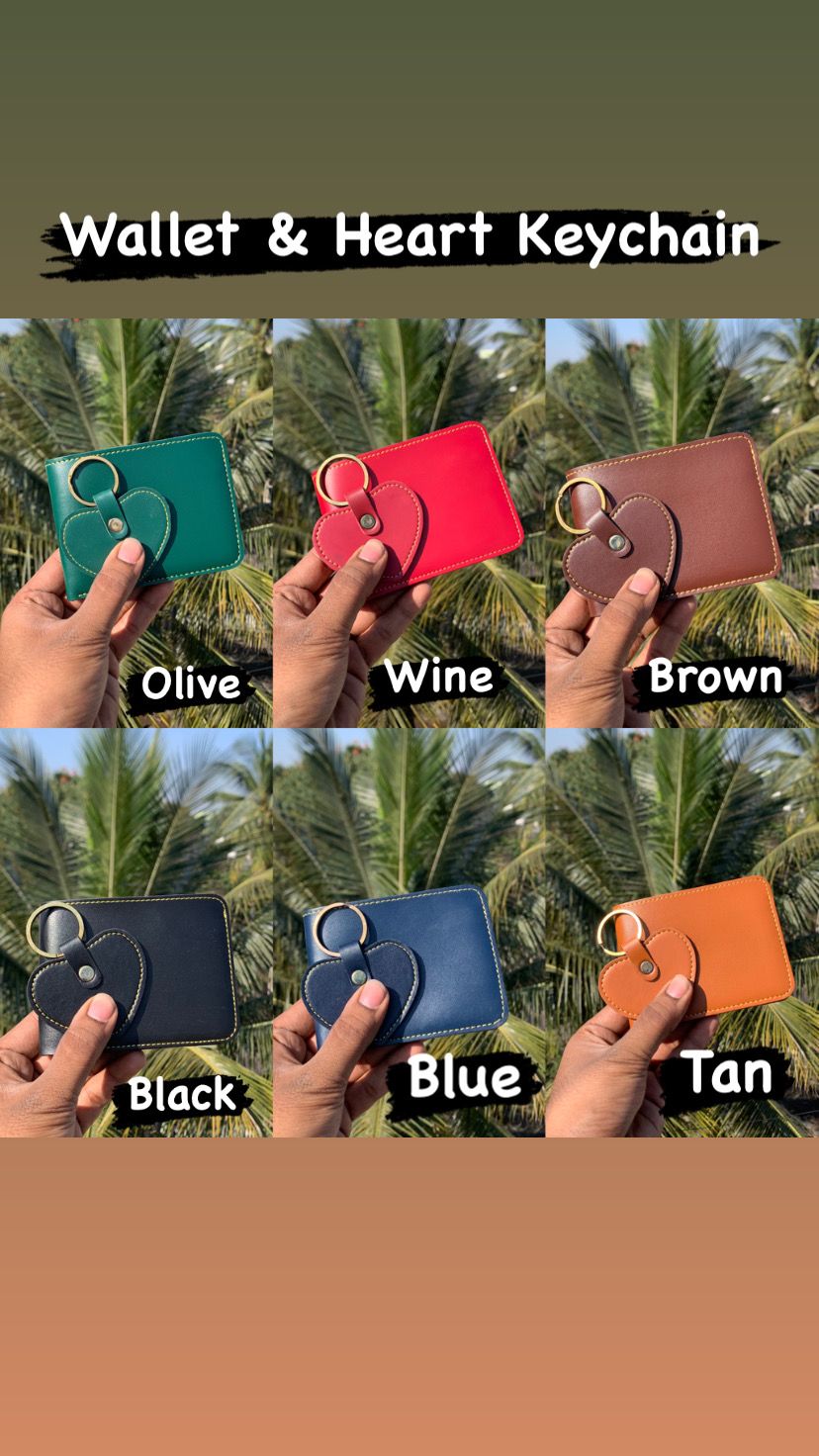 Wallet & Keychain set