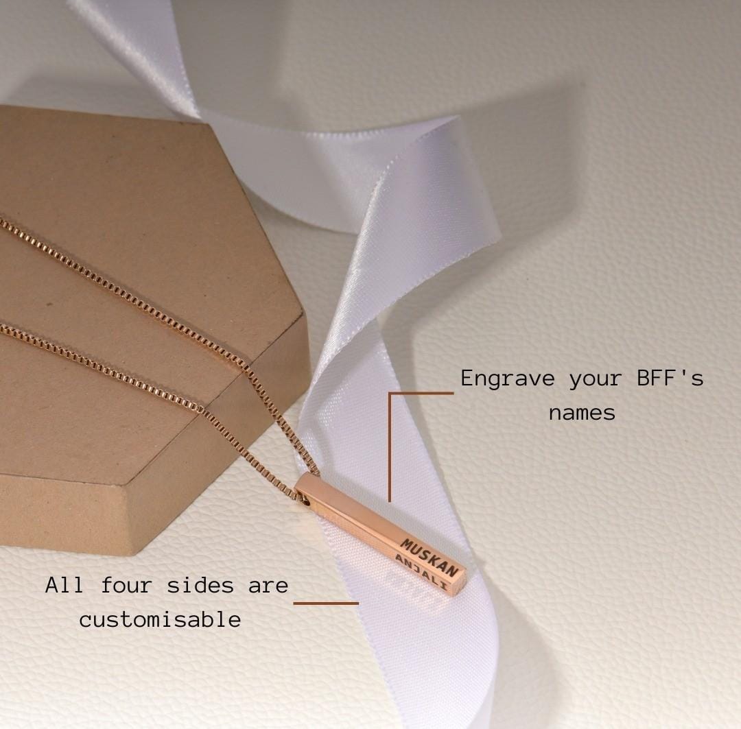 Personalized Bar Pendant