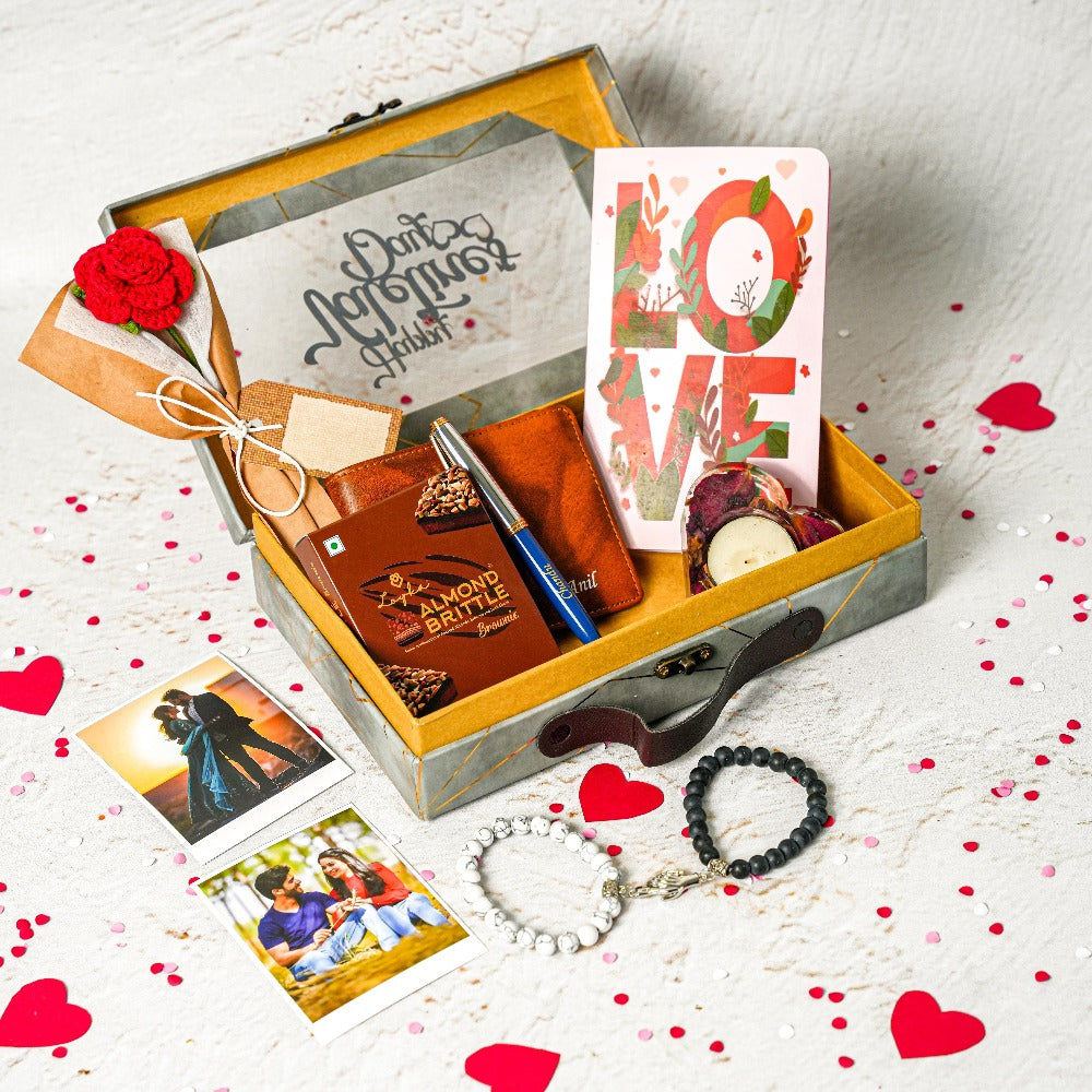 "Heartfelt Joy: Valentine gift Combo - The Ultimate Men's Gift Hamper"
