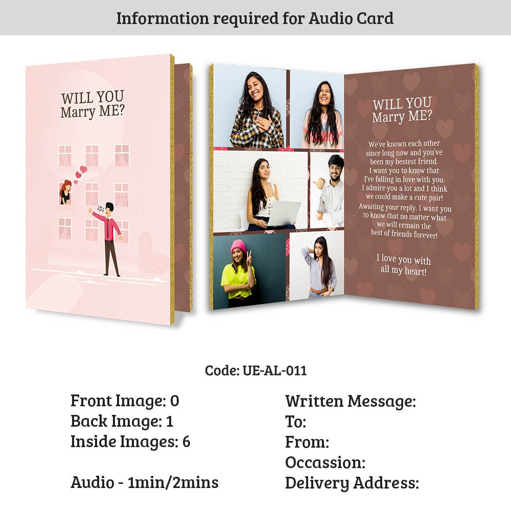Valentine's Audio Greeting card : Greet in your voice
