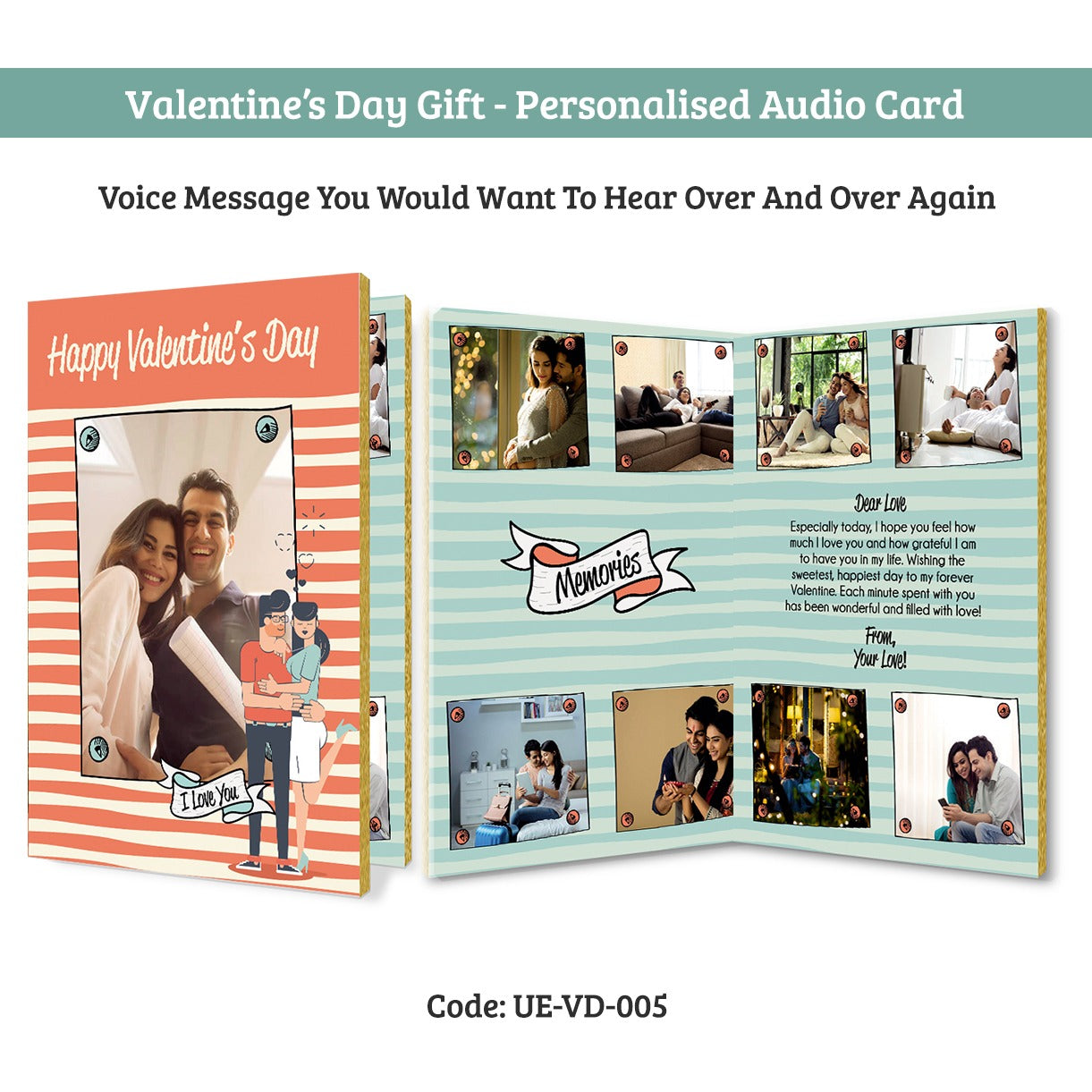 Valentine's Audio Greeting card : Greet in your voice