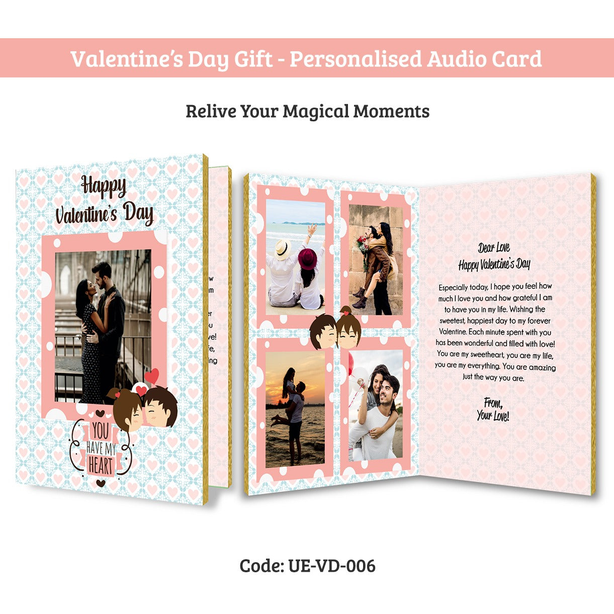 Valentine's Audio Greeting card : Greet in your voice