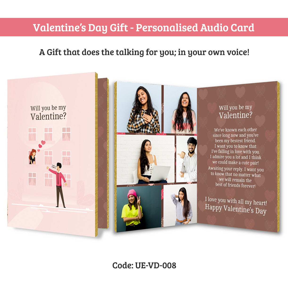 Valentine's Audio Greeting card : Greet in your voice
