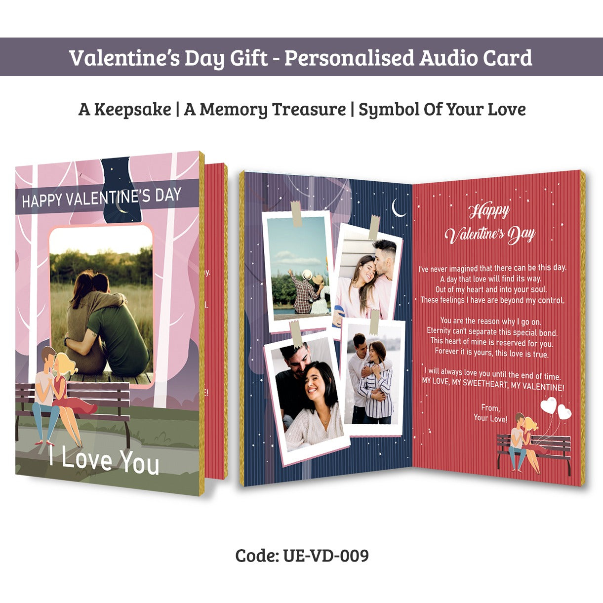 Valentine's Audio Greeting card : Greet in your voice