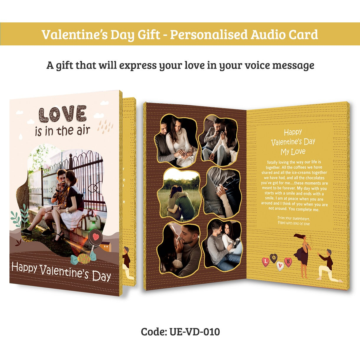 Valentine's Audio Greeting card : Greet in your voice