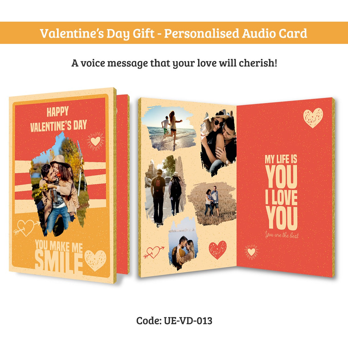 Valentine's Audio Greeting card : Greet in your voice