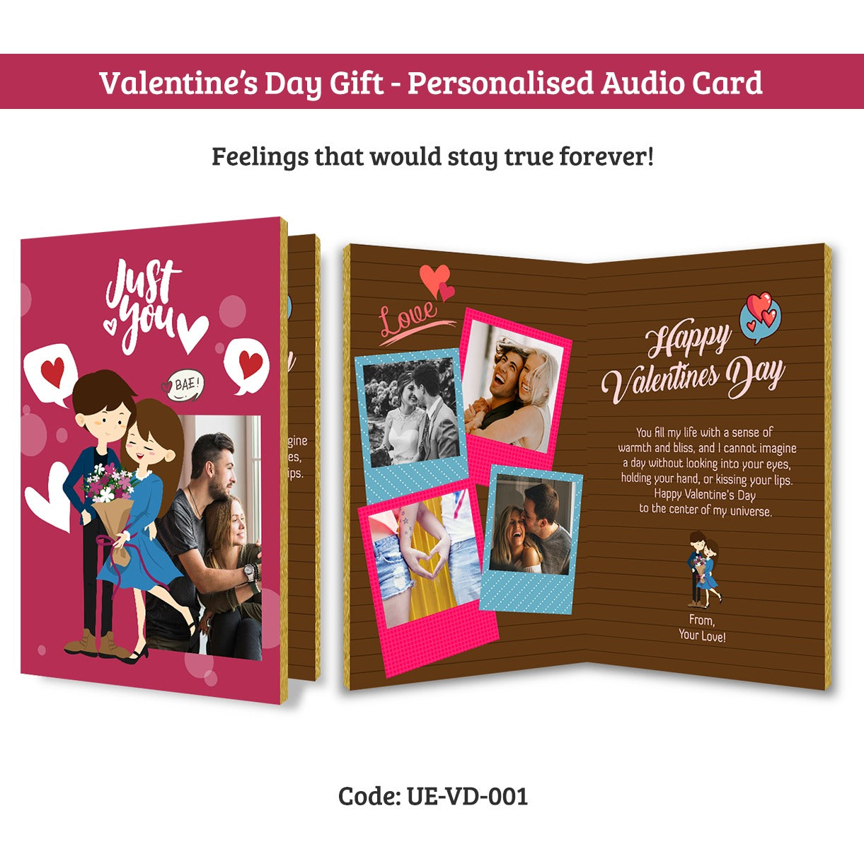 Valentine's Audio Greeting card : Greet in your voice