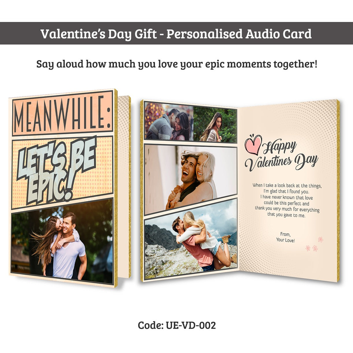 Valentine's Audio Greeting card : Greet in your voice