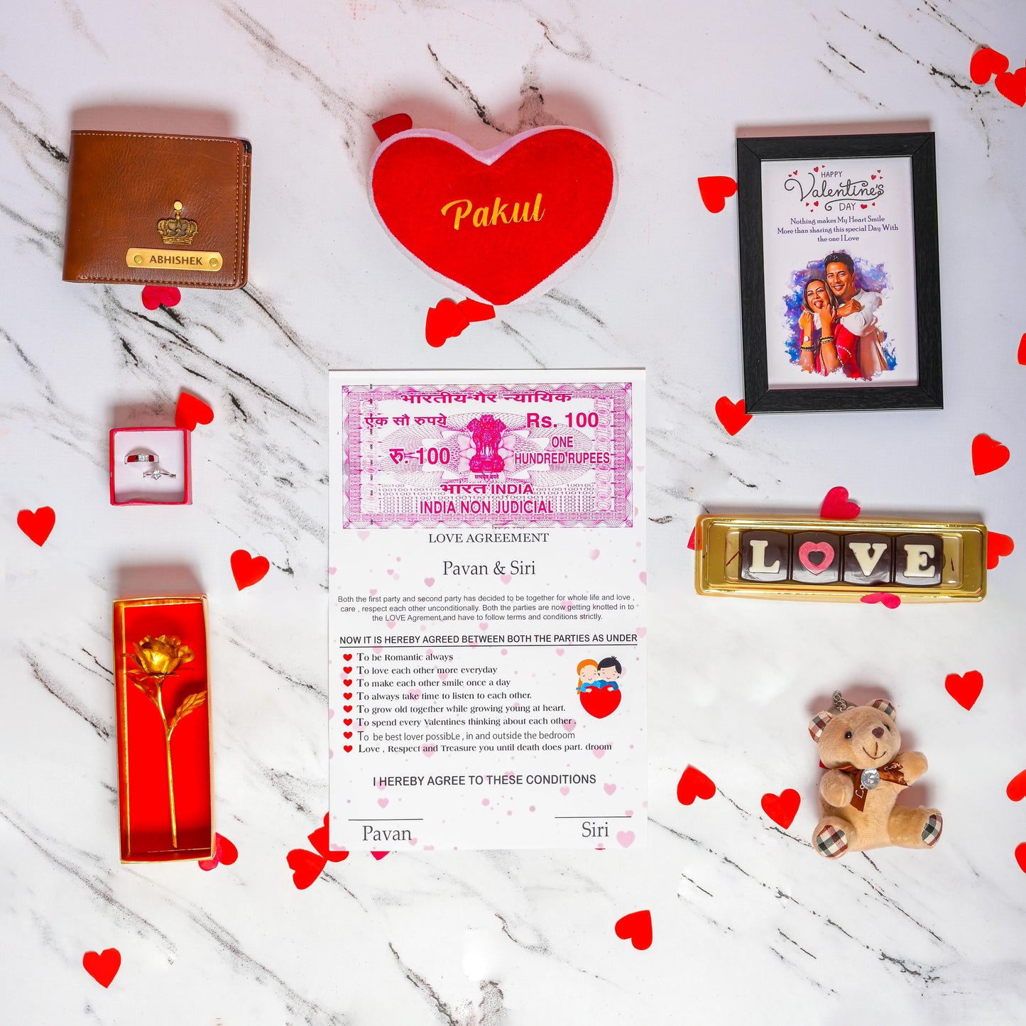 "Valentine Combo 8 Days 8 Gifts - Personalized Romance for Him & Her"