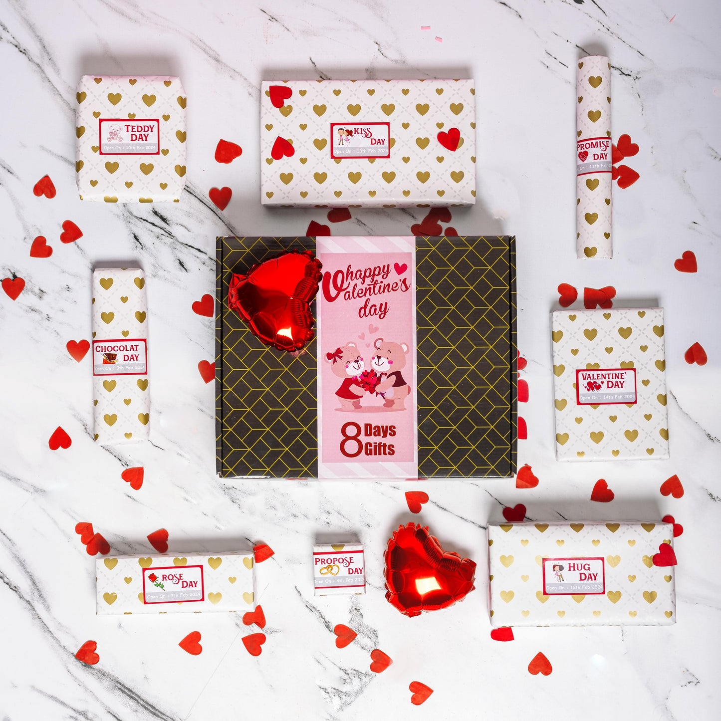 "Valentine Combo 8 Days 8 Gifts - Personalized Romance for Him & Her"
