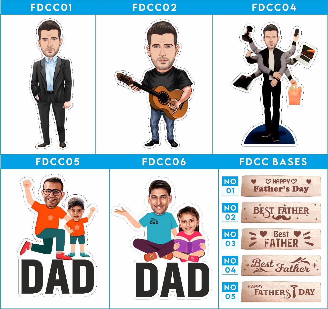 Personalized caricatures for PAPA