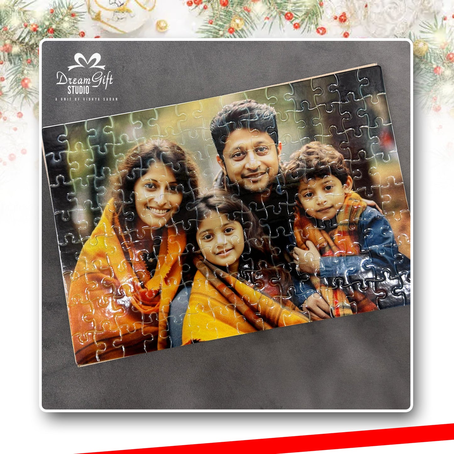 Customised 120-Piece Jigsaw Photo Puzzle
