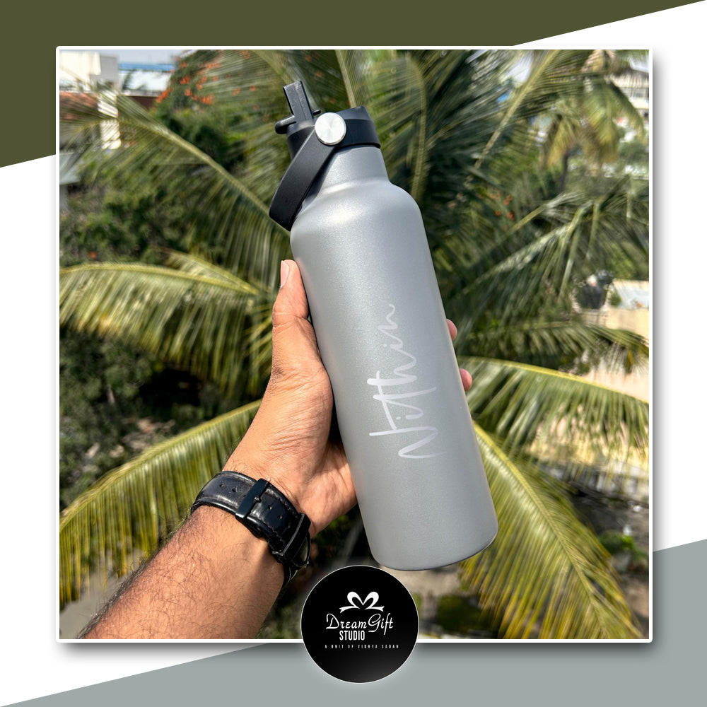 The Catchy Carry Flask : Personalised Hot & cold Bottle