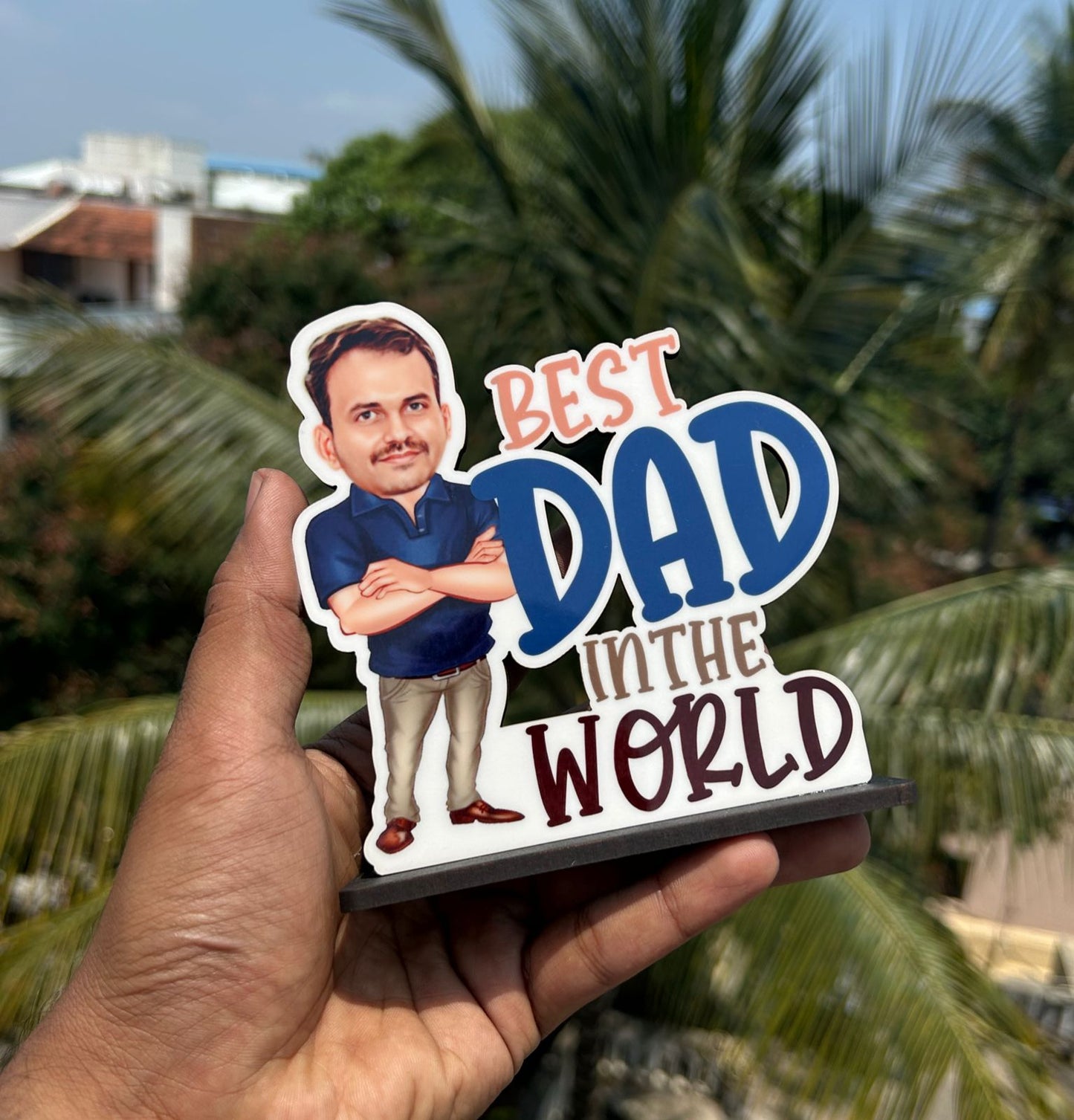 Personalised caricature for Dad
