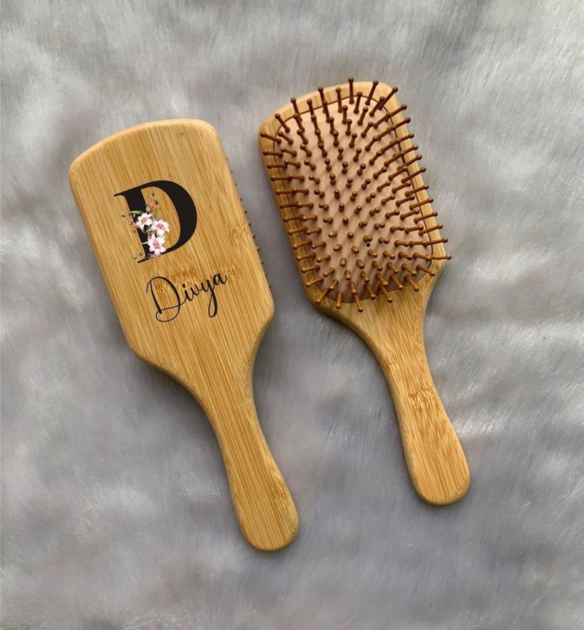 Personalized Bamboo Hair Brush