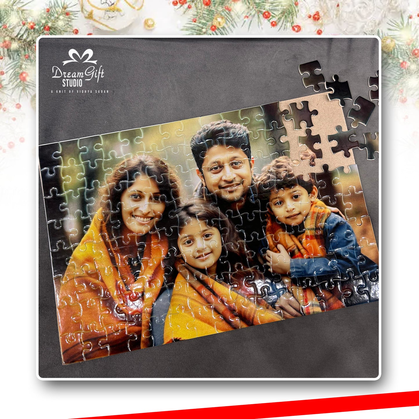 Customised 120-Piece Jigsaw Photo Puzzle