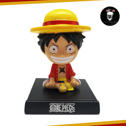 Monkey D. Luffy One Piece Bobble Head action figure with mobile stand