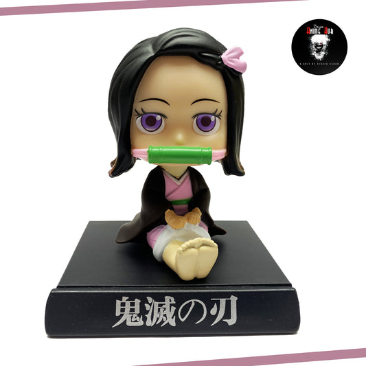 Nezuko Demon-Slayer Bobble Head figure with mobile stand