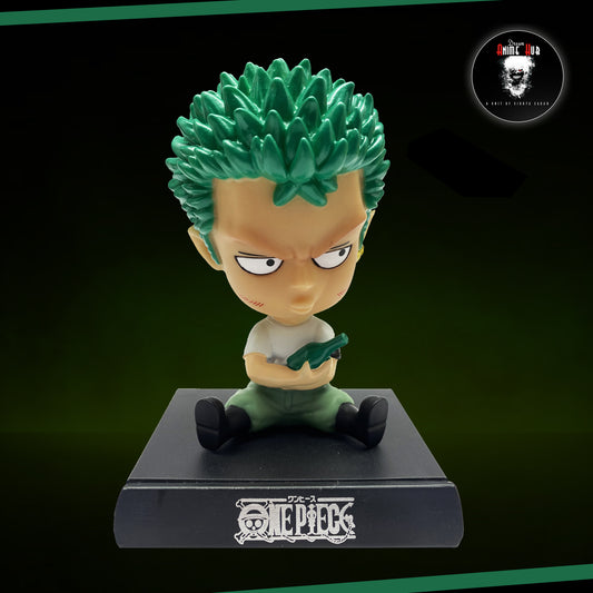 One piece ' Zoro ' Bobble Head figure with mobile stand