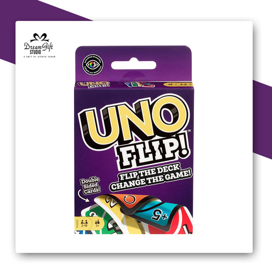 Mattel-Uno Flip Side Card Game