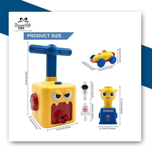 Power Balloon Car Toy / Balloon Launcher Set