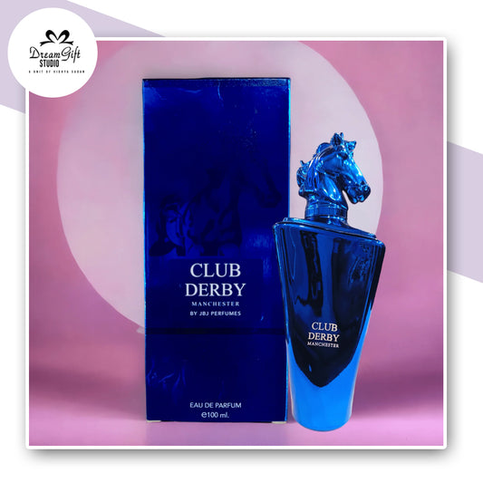 Sweet Heart JBJ Club Derby Eau De ParfumUnisex – Long-Lasting Luxury Fragrance for Men & Women | Travel-Friendly Perfume (Club Derby Blue, 100ml)