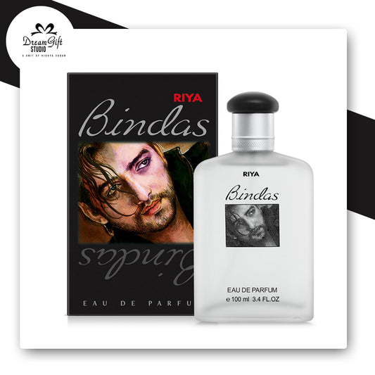 RIYA Bindas Eau De Parfum for Men – 100ml | Aromatic Woody & Spicy Long-Lasting Fragrance | Scent of Swag