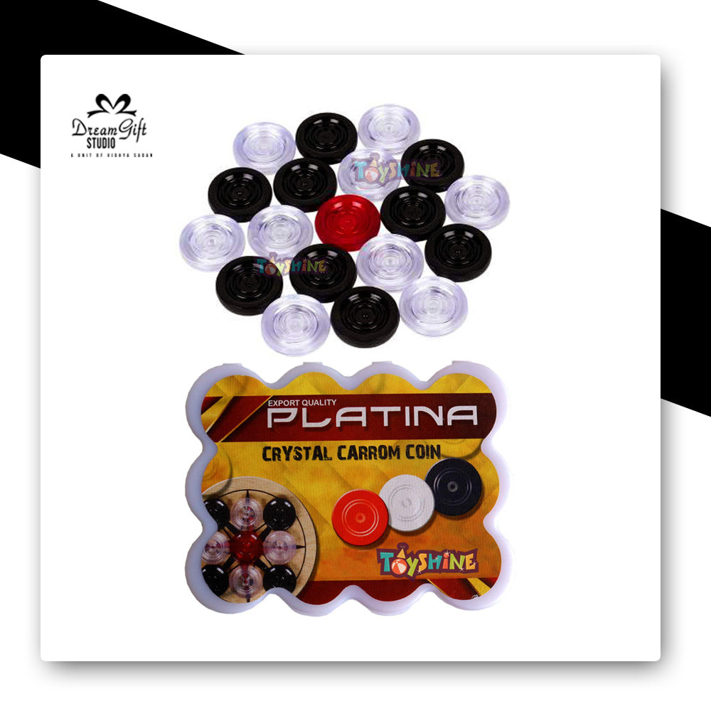 Crystal Carrom Coins