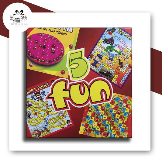 5 Fun Board Games Collection