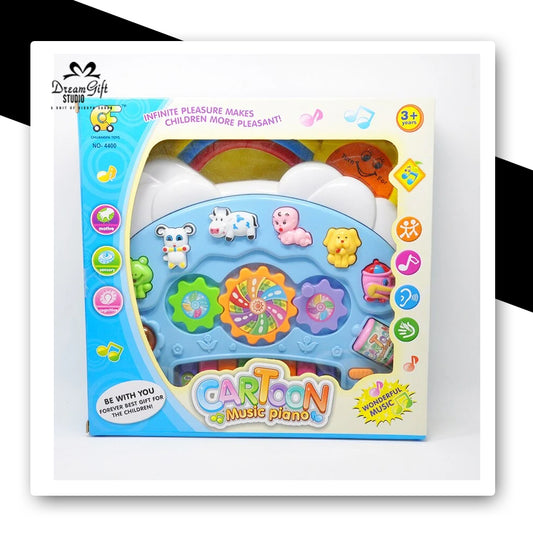 Cartoon Music Piano Baby Activity Center - Developmental Toy (3+ Years)
