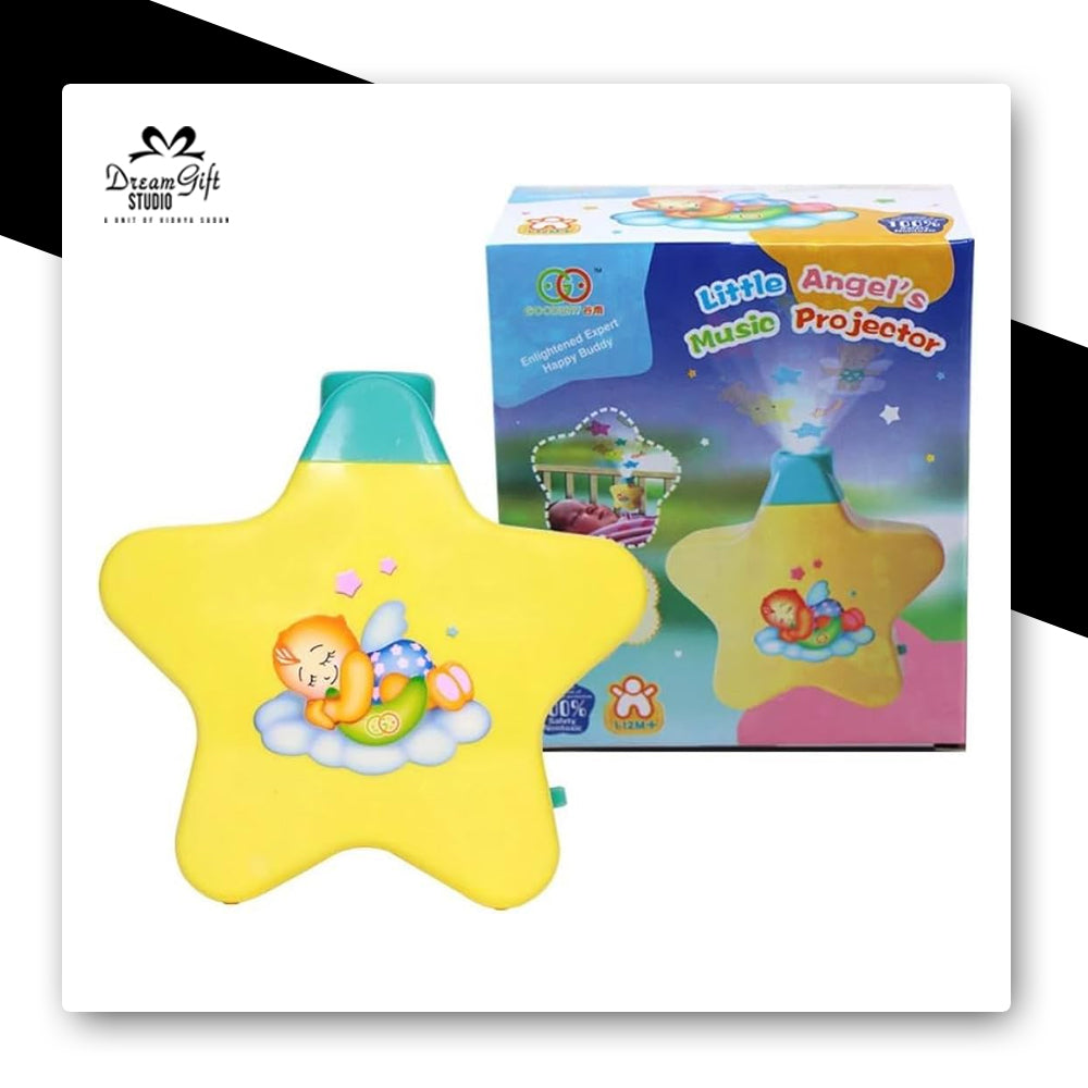 Little Angel's Music Projector - Star & Light Show for Babies