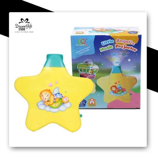 Little Angel's Music Projector - Star & Light Show for Babies