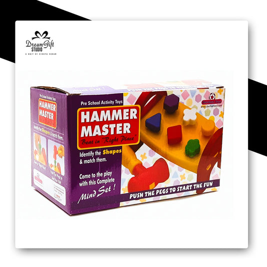 Hammer Master Pre-School Activity Toys - Shape Matching Game