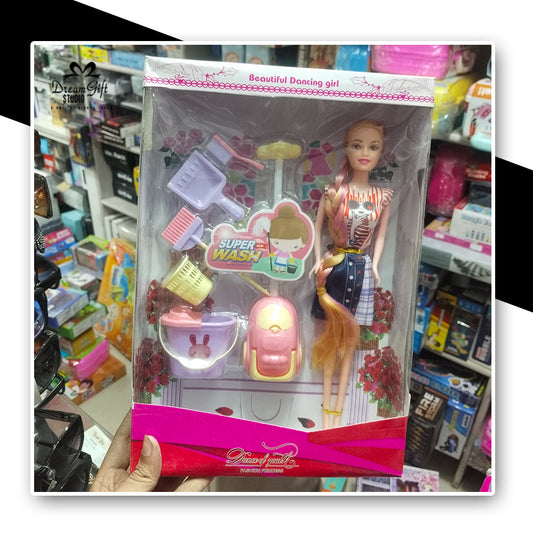 Beautiful Household Girl Doll Set