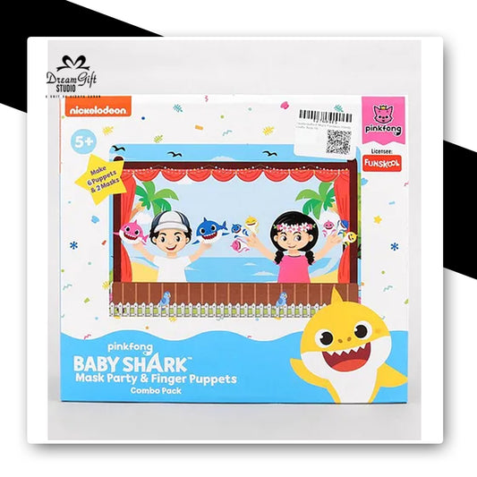 Baby Shark Mask Party & Finger Puppets Combo Pack