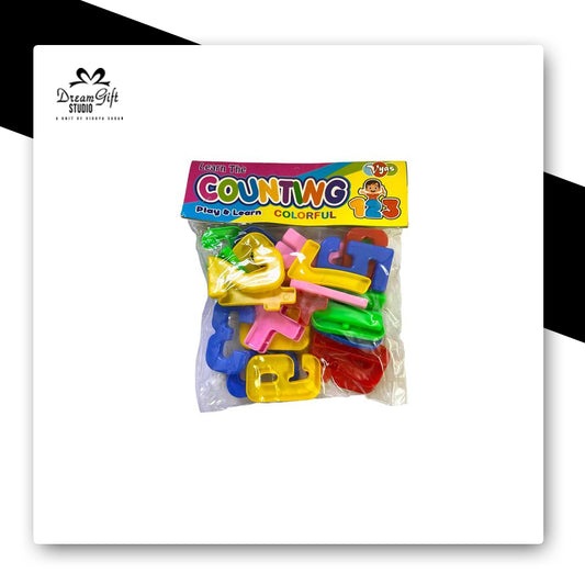 Colorful Number Play Set (plastic Learning Numbers)
