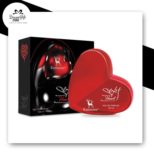 Ramsons Sexy Heart Unisex Eau De Parfum  | 100ml | Long Lasting Fruity Floral Perfume with Peach, Jasmine & Musk Notes